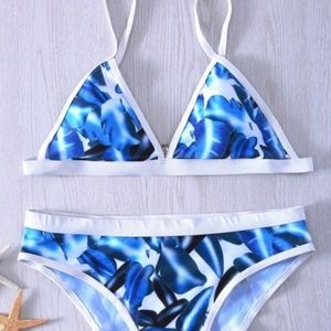 LEAF PRINT BIKINI | TOP ONLY